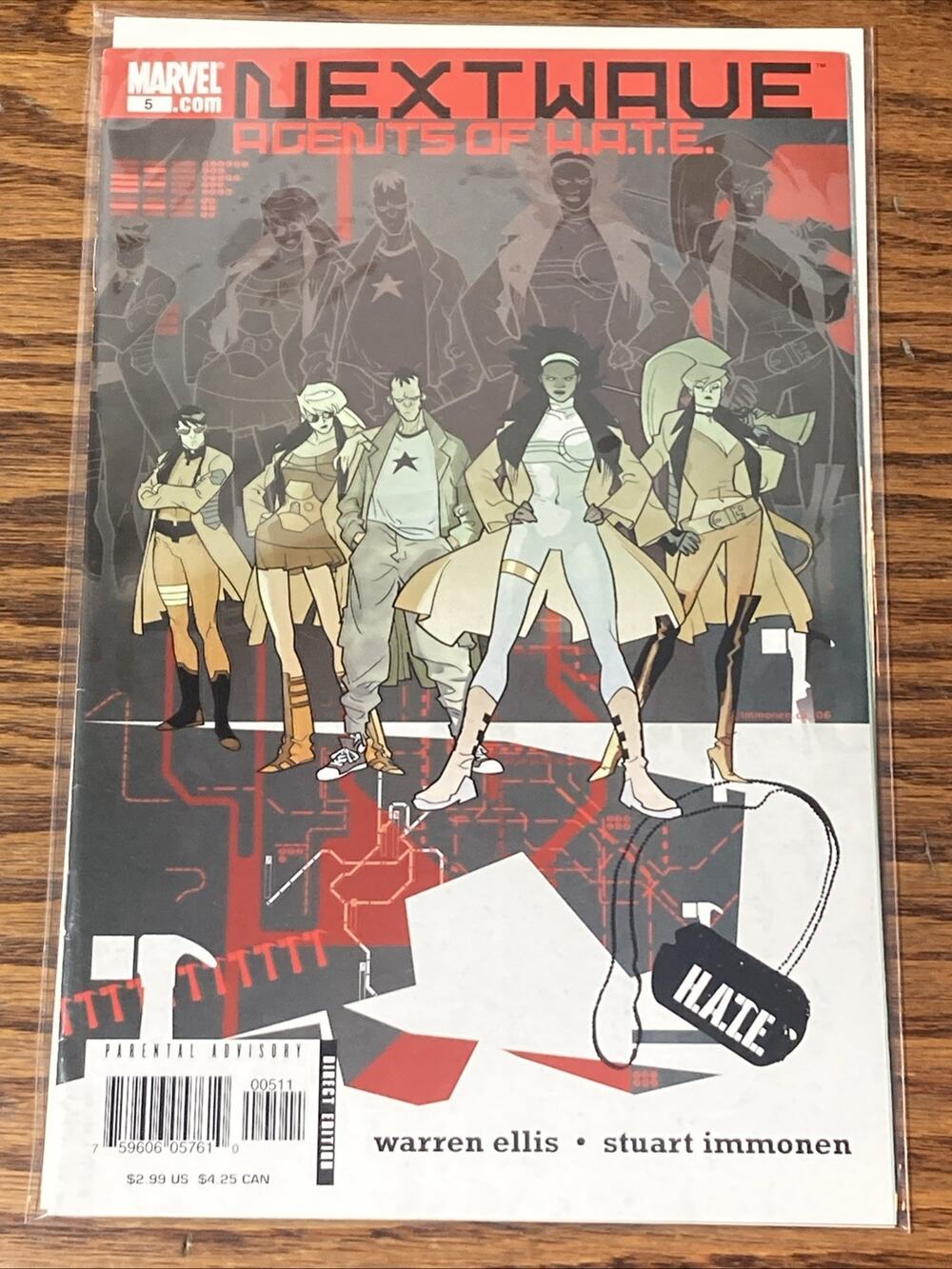 Nextwave: Agents of H.A.T.E. #5 (Marvel Comics July 2006)